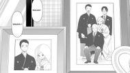 Photos of Marin and Gojo's marriage as seen in the My Dress-Up Darling manga (Image credit: Square Enix)